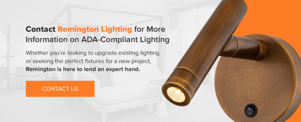 Remington Lighting has ADA Compliant lighting