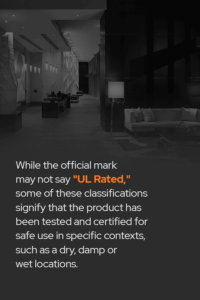 ul listed vs ul rated graphic