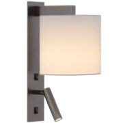 Remington Lighting Wall Sconce with LED Reading Light